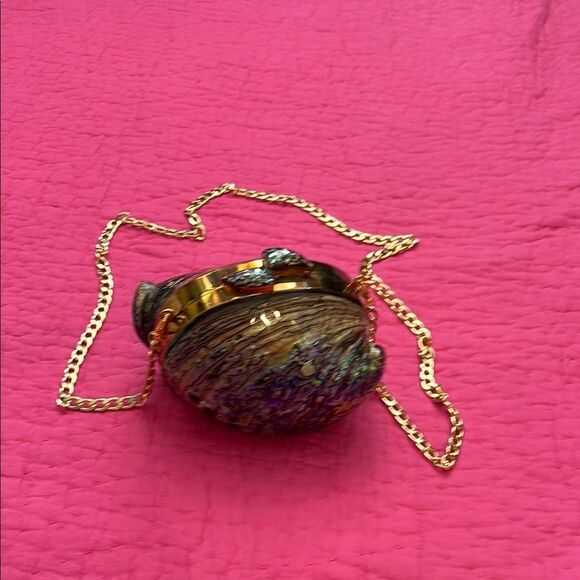 Mother of pearl Shell mini purse - Picture 3 of 11